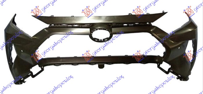 FRONT BUMPER PRIMED (W/2 PDC) (A QUALITY)
