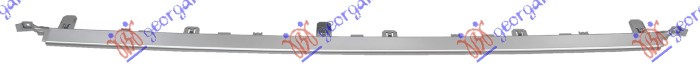 FRONT BUMPER MOULDING LOWER CENTER SILVER (HYBRID)