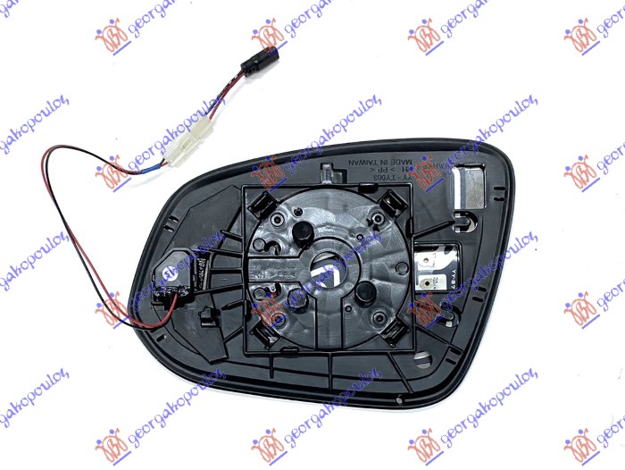 DOOR MIRROR GLASS HEATED (W/BLIS) (2+2 PIN) (CONVEX GLASS)