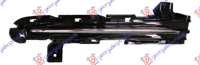 FRONT BUMPER GRILLE PRIMED W/CHROME