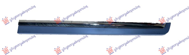FRONT DOOR MOULDING WITH CHROME MOULDING
