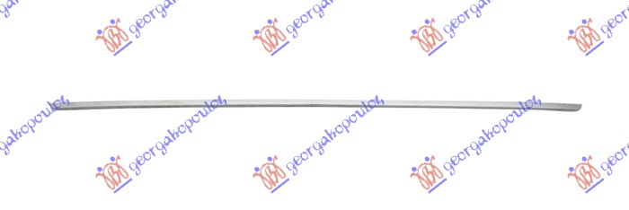 REAR BUMPER SPOILER CHROME MOULDING