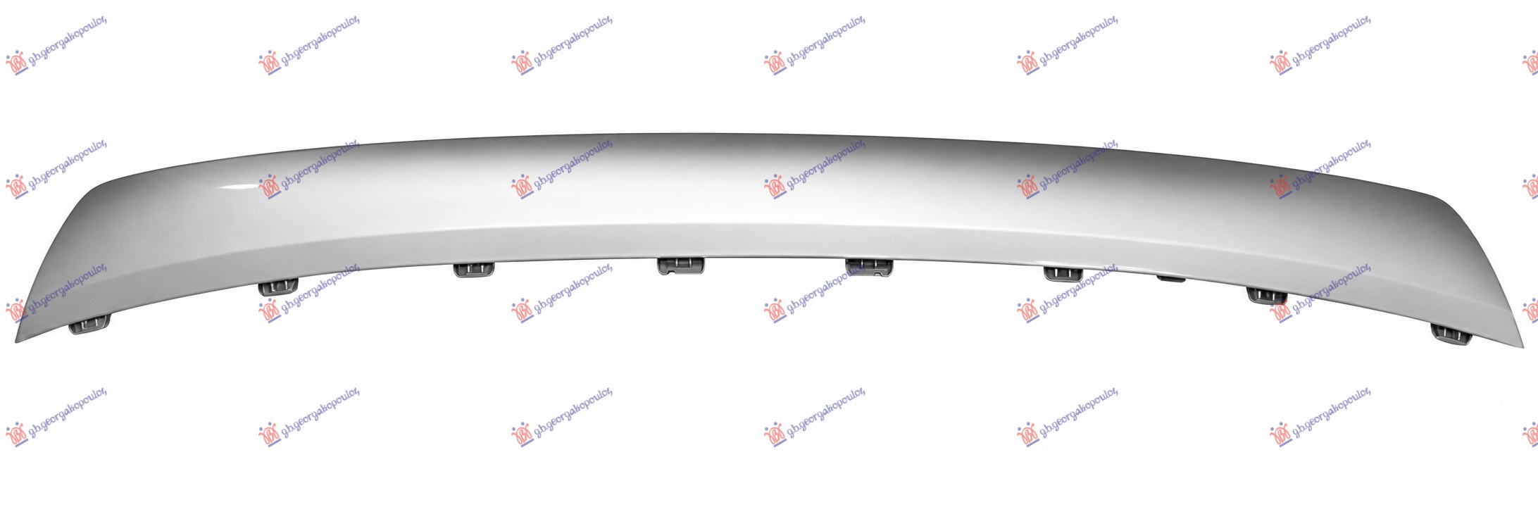 FRONT BUMPER SPOILER MIDDLE SILVER