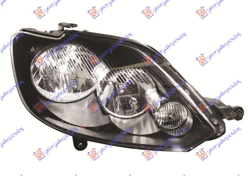 HEAD LAMP ELECTRICAL (W/MOTOR) (TYC)