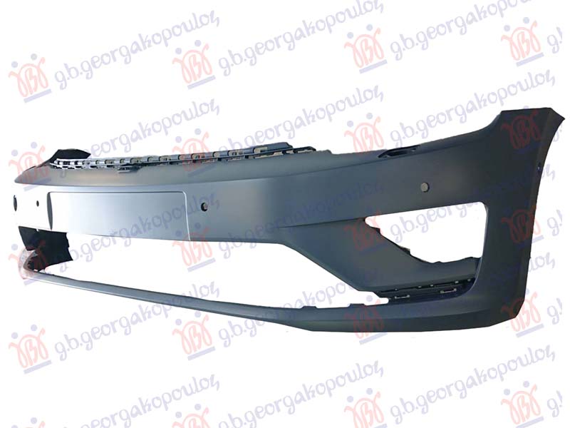 FRONT BUMPER PRIMED (W/6 PDC & WASHER HOLES)