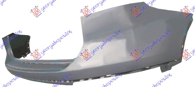 REAR BUMPER PRIMED UPPER