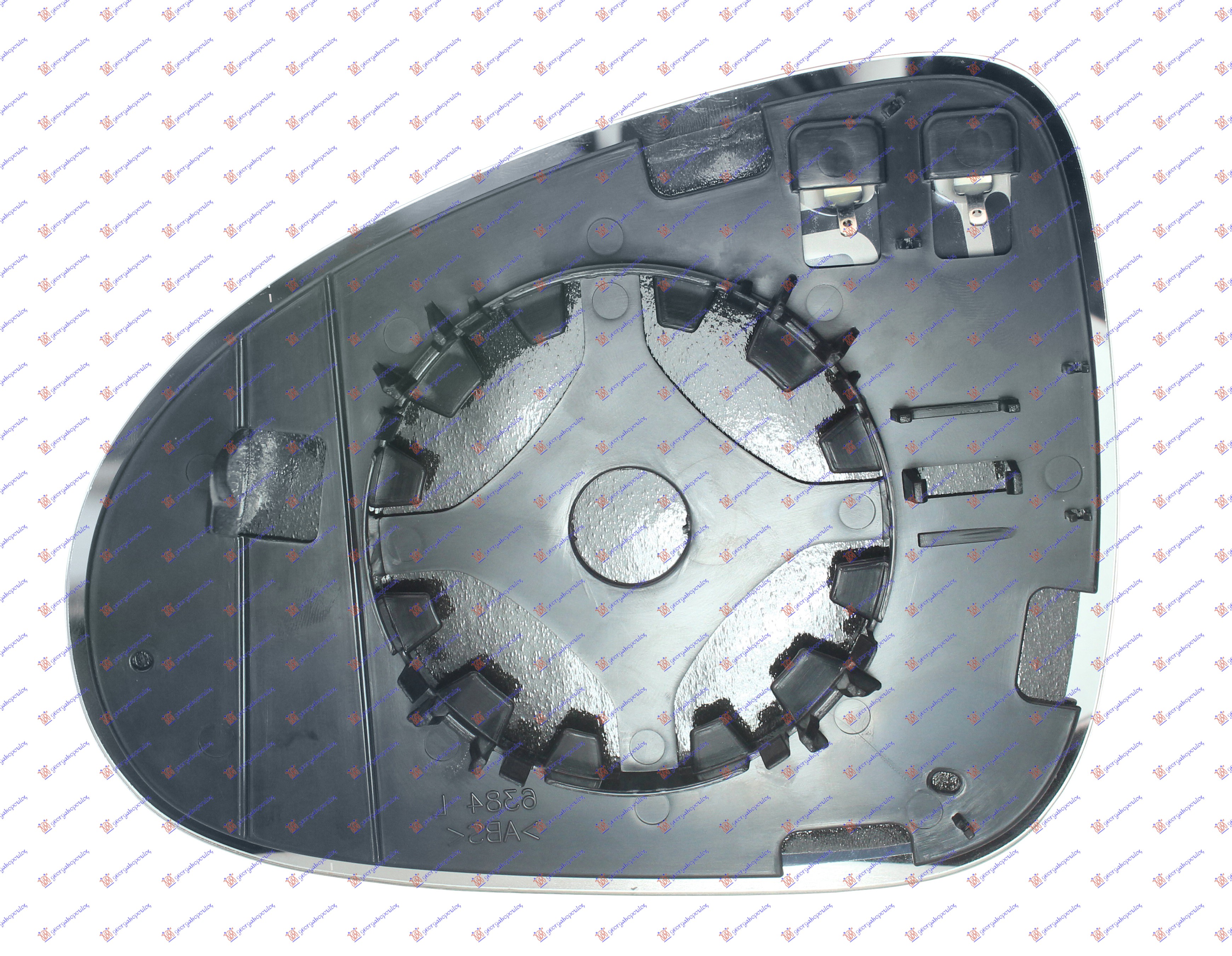 DOOR MIRROR GLASS HEATED (ASPHERICAL GLASS)