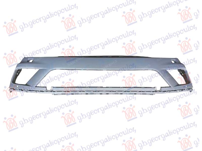 FRONT BUMPER PRIMED (W/2 PDC & WASHER HOLES)