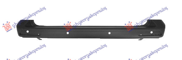 REAR BUMPER LIGHT GRAY 2012- (W/4 PDC) (A QUALITY)