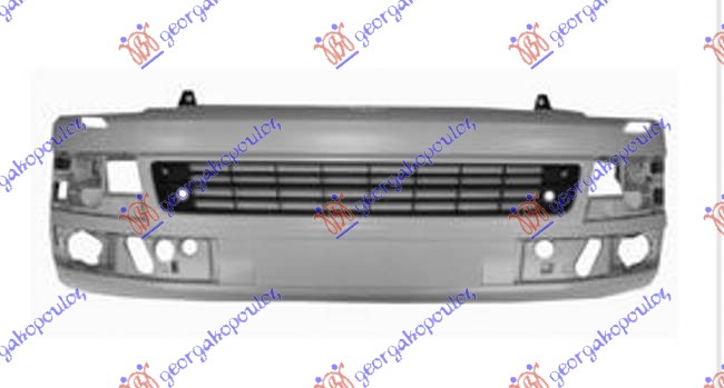 FRONT BUMPER PRIMED (MULTIVAN) (W/WASHER SET)