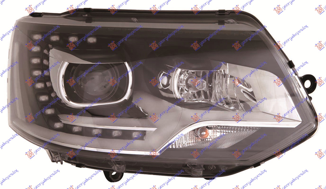 HEAD LAMP XENON (D3S/H7) W/LED DRL (DEPO)