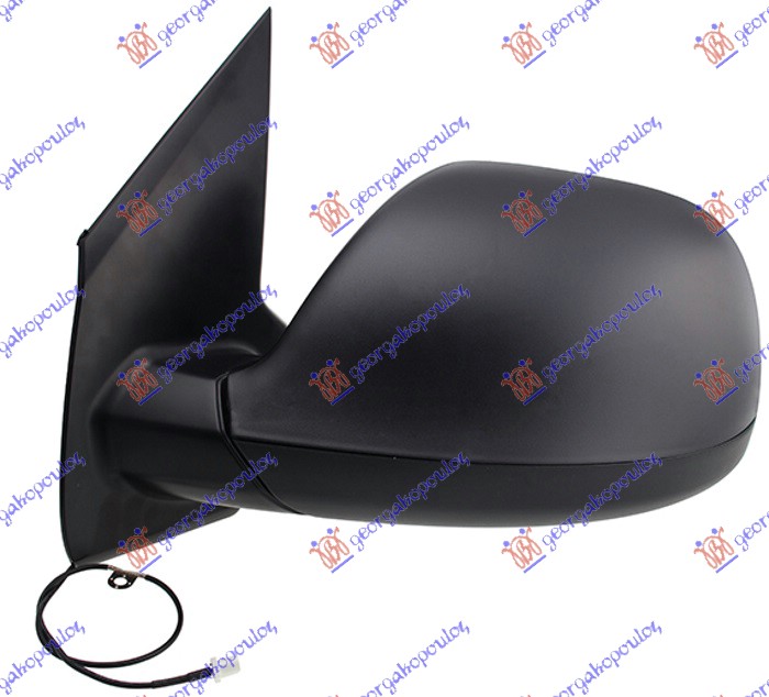 DOOR MIRROR MANUAL W/ANTENNA (ASPHERICAL GLASS)