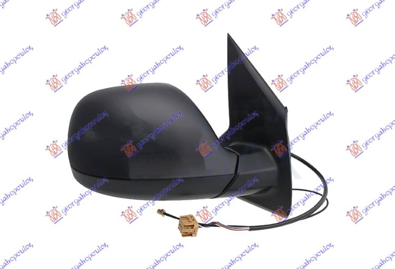 DOOR MIRROR ELECTRICAL HEATED W/ANTENNA (CONVEX GLASS)