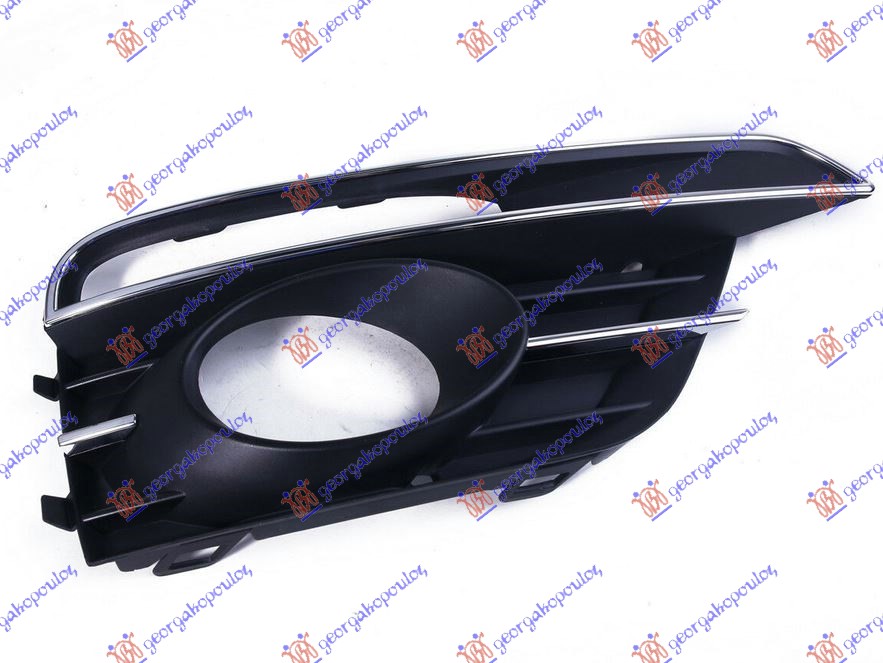 FRONT BUMPER GRILLE (W/ CHROME MOULDING) (W/ FOG LAMP HOLE)
