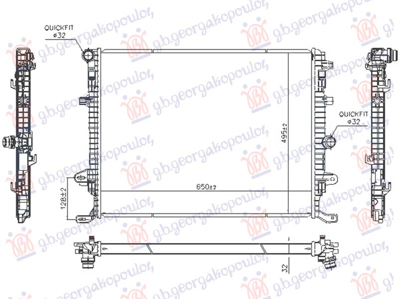 RADIATOR 1.4-2.0 PETROL-2.0 DIESEL (650x494)