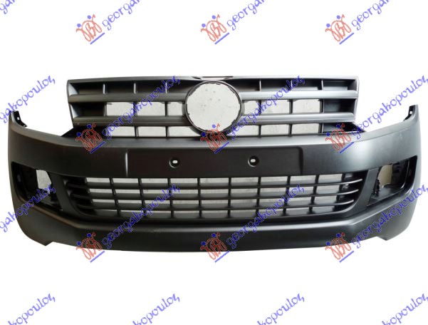 FRONT BUMPER BLACK (W/GRILLE)