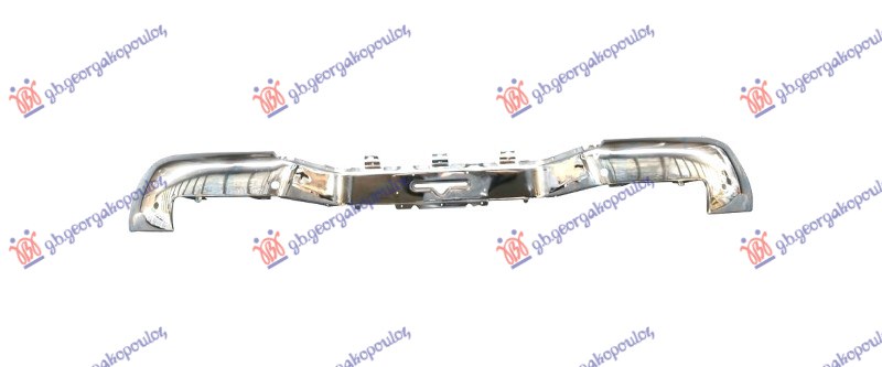 REAR BUMPER CHROME (W/4 PDC)