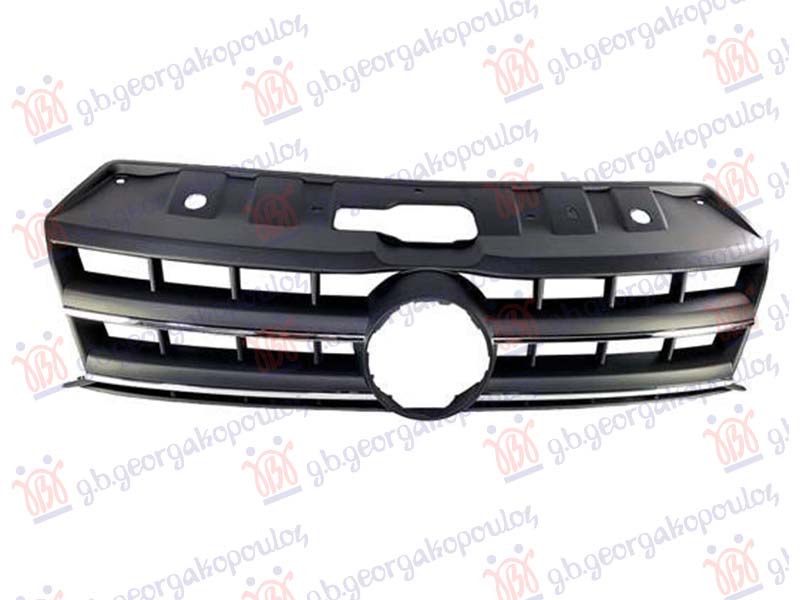 GRILLE (W/4 CHROME MOULDINGS)