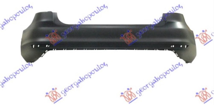 REAR BUMPER PRIMED (W/CUTTING MARKS FOR PDC)