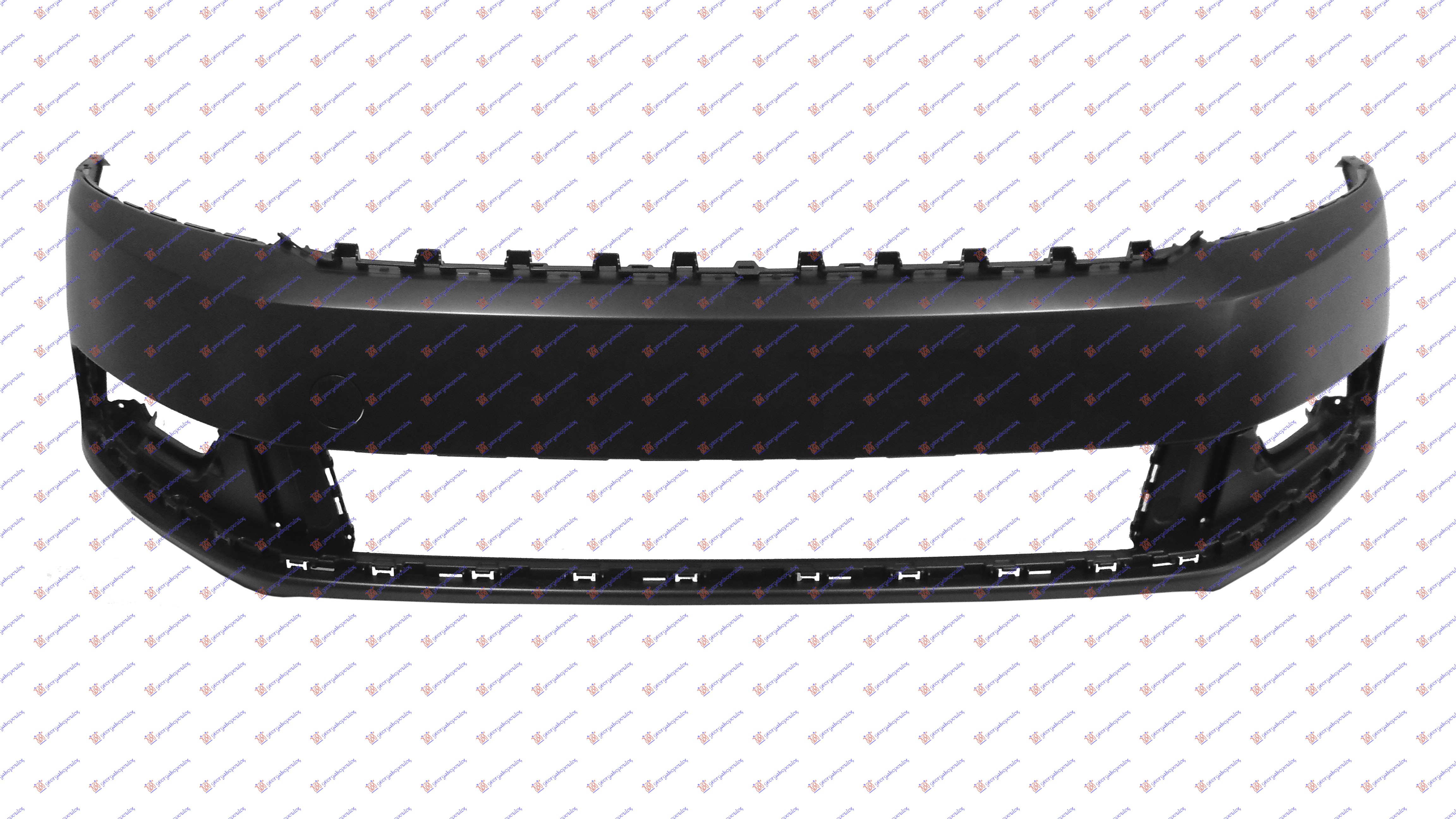 FRONT BUMPER PRIMED (W/CUTTING MARKS FOR PDC & WASHER HOLES) (A QUALITY)