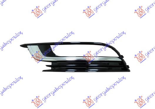 FRONT BUMPER GRILLE (W/FOG LAMP HOLE) (W/CHROME)