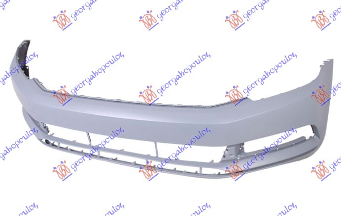 FRONT BUMPER PRIMED (W/CUTTING MARKS FOR PDC & WASHER HOLES)