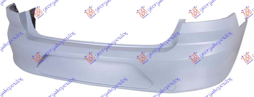 REAR BUMPER SEDAN PRIMED (W/CUTTING MARKS FOR PDC) (A QUALITY)
