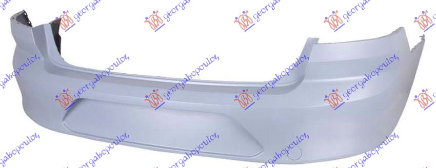 REAR BUMPER SEDAN PRIMED (W/CUTTING MARKS FOR PDC)