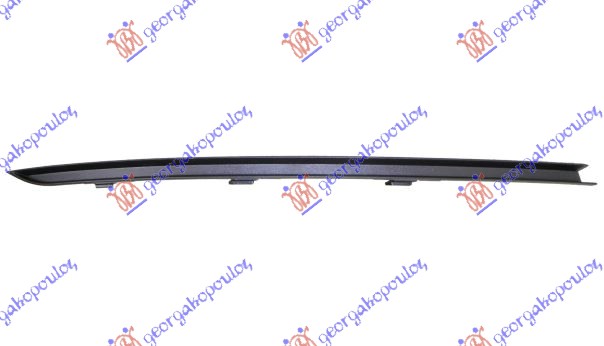 FRONT BUMPER SIDE MOULDING BLACK