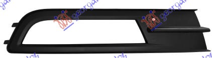 FRONT BUMPER GRILLE BLACK (W/ FOG LAMP HOLE)