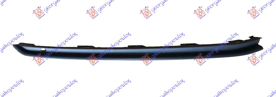 FRONT BUMPER SIDE MOULDING LOWER BLACK