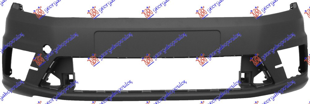 FRONT BUMPER PRIMED (CHINA)