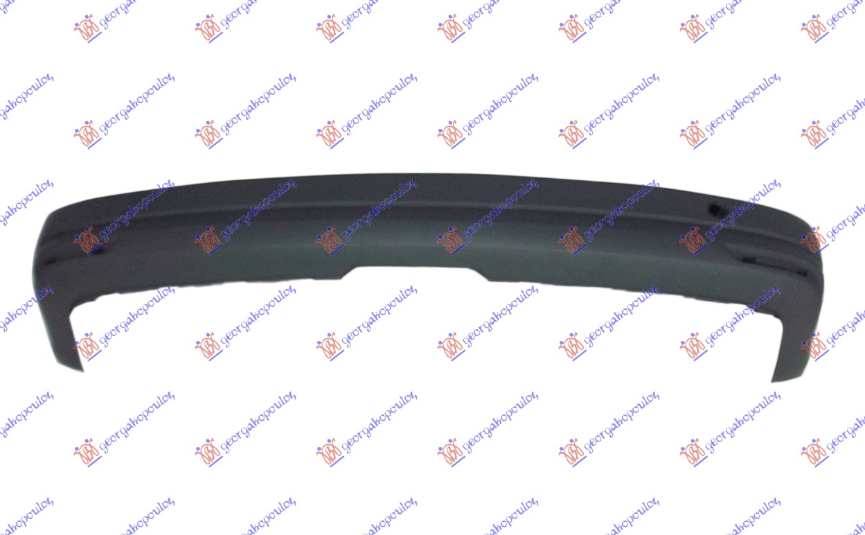 REAR BUMPER GREY (W/CUTTING MARKS FOR PDC) (A QUALITY)