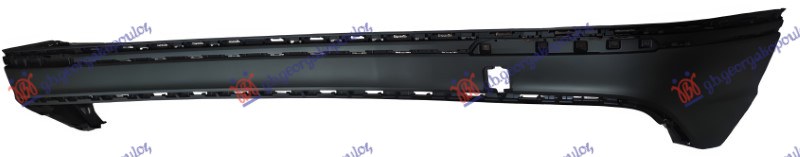 REAR BUMPER SPOILER (W/ MOULDING HOLES) (GRAY/BLACK)
