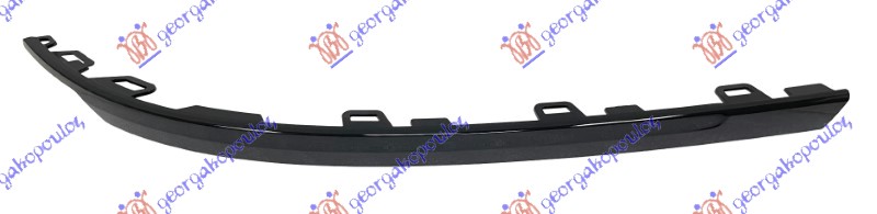 REAR BUMPER SIDE MOULDING BLACK POLISHED (R-LINE)