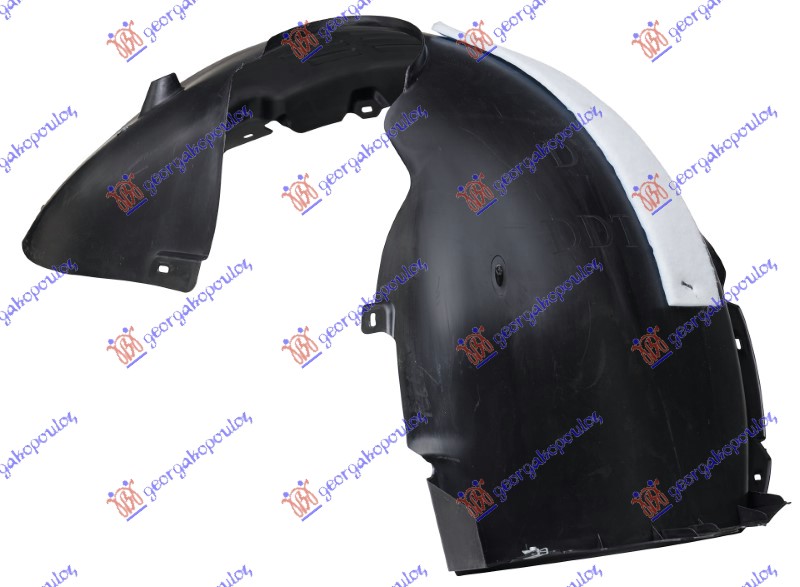FRONT INNER PLASTIC FENDER (REAR PART) (W/SOUND INSULATION) (A QUALITY)