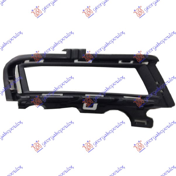 FRONT BUMPER GRILLE UPPER (W/ FOG LAMP HOLE & CHROME)