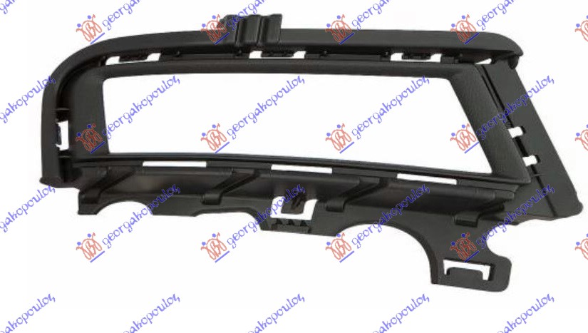 FRONT BUMPER GRILLE UPPER (W/ FOG LAMP HOLE) (W/O CHROME)
