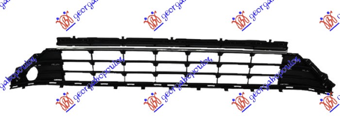 FRONT BUMPER GRILLE W/CHROME