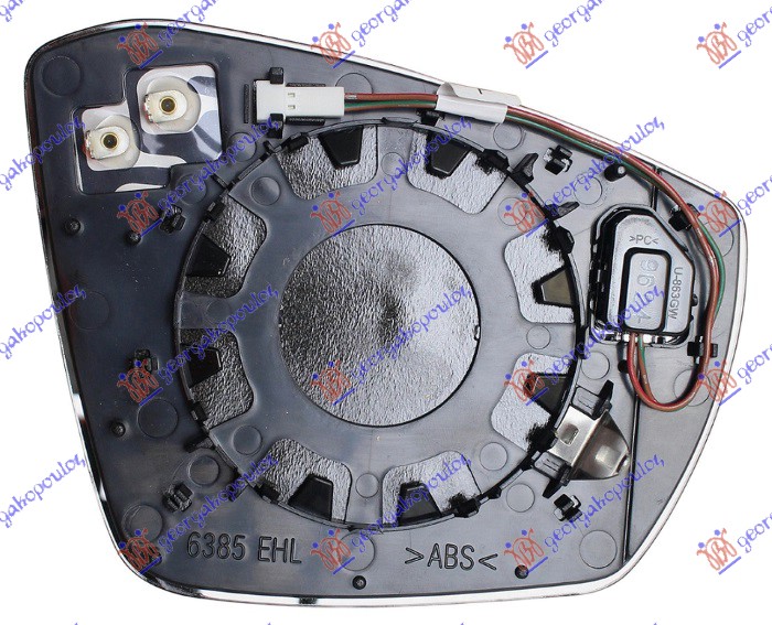 DOOR MIRROR GLASS HEATED (W/BLIS) (ASPHERICAL GLASS)