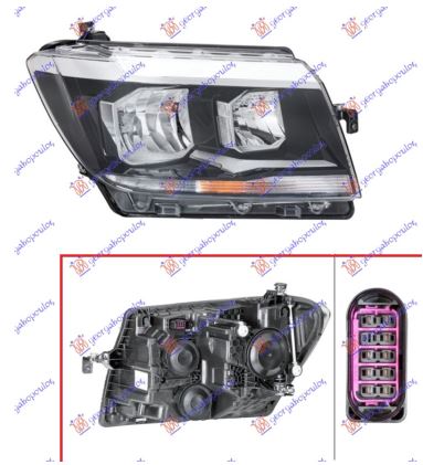 HEAD LAMP ELECTRICAL (H7/H15) (DEPO)