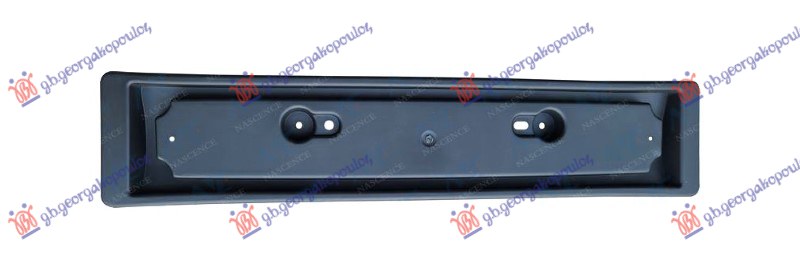 FRONT LICENCE PLATE PLASTIC